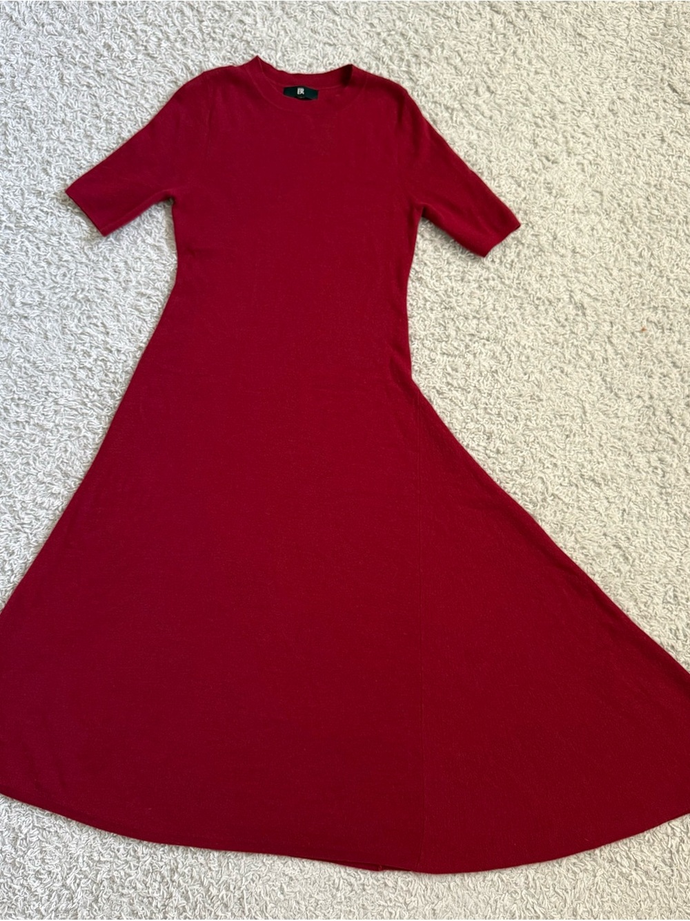 Banana Republic Natales Wool Sweater Dress, Burgundy Size S - Picture 3 of 12